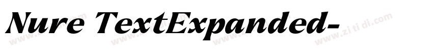 Nure TextExpanded字体转换 Nure TextExpanded字体转换